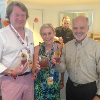 David and Melanie with Tom Bulleit, Bulleit Whiskey (2014 TOTC)