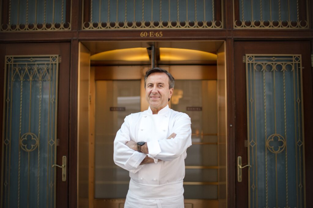 With a constellation of Stars and a wall of Awards, Chef Daniel stands tall among chefs and restaurateurs (Photo by Daniel Krieger)