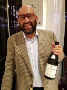 Rajat Parr with his new wine from Oregon