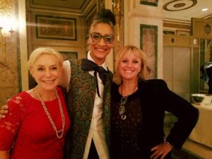 With Power Lunch Emcee Carla Hall and Alison Price Becker