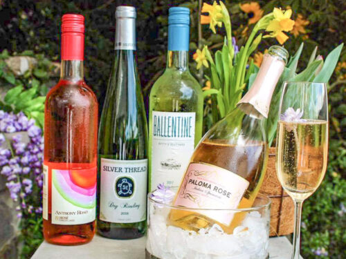 Vegan Wines roses and whites