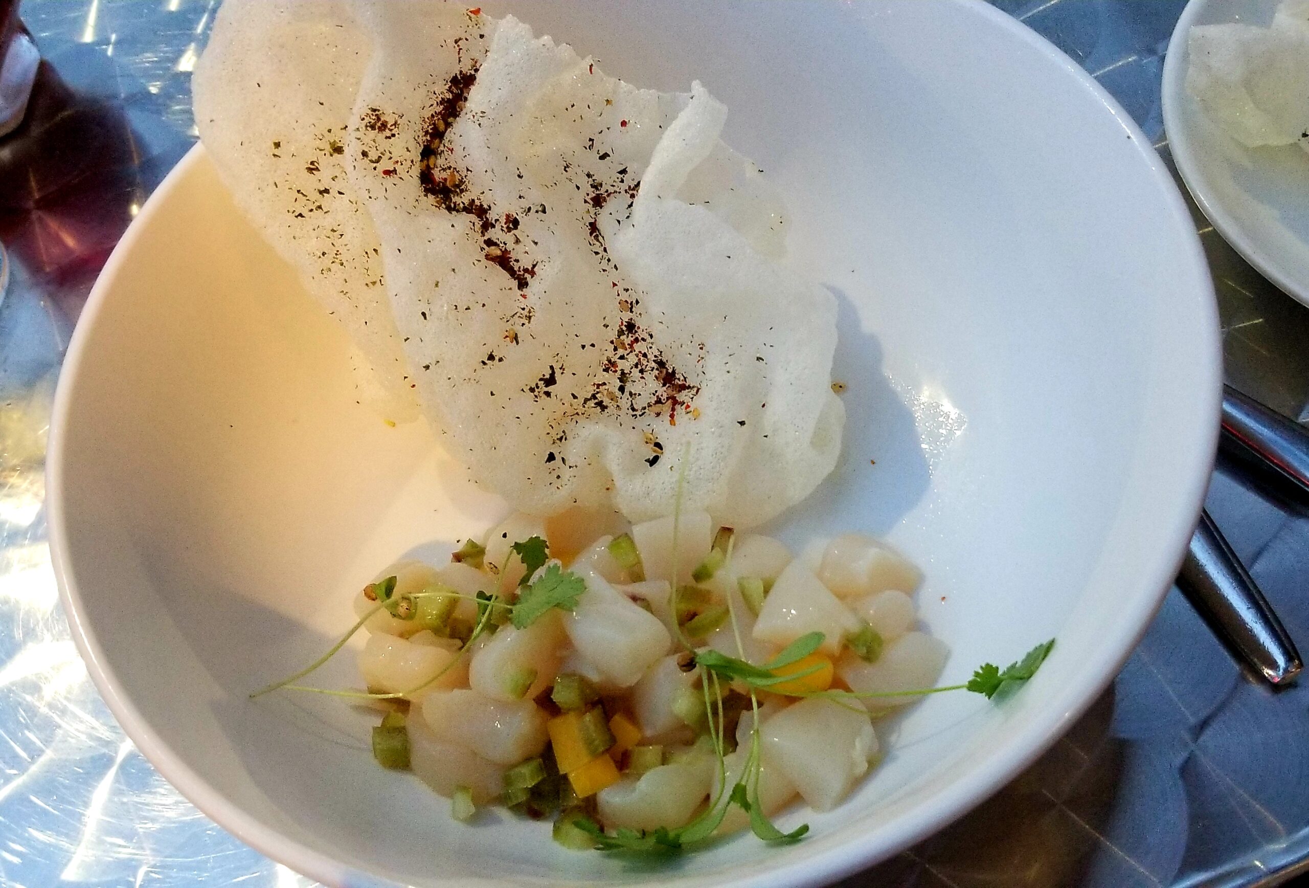 Sea Scallops Ceviche at Marble & Rye, Buffalo www.marbleandrye.net